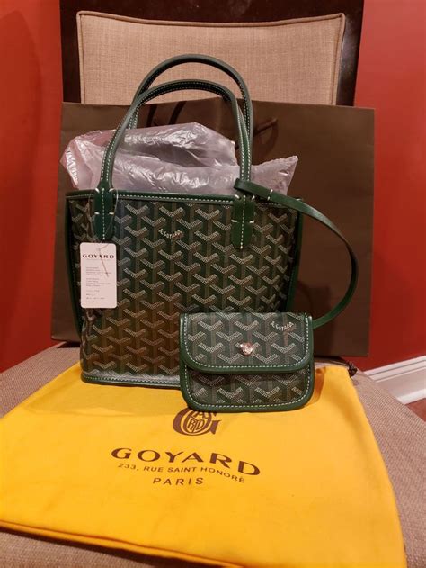 green mini goyard bag|Goyard mini bag price.